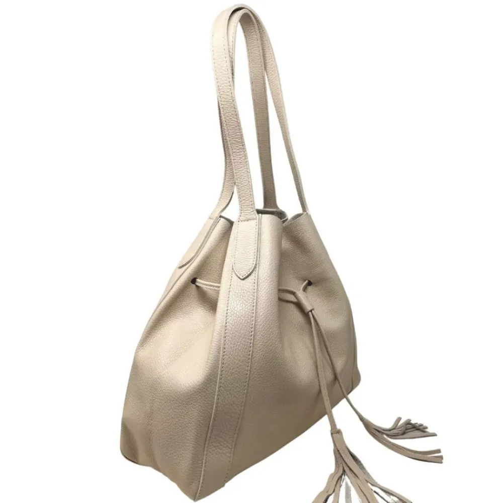 OH MY BAG Sacs En Cuir Grainé-Sac bourse en cuir grainé GISEH