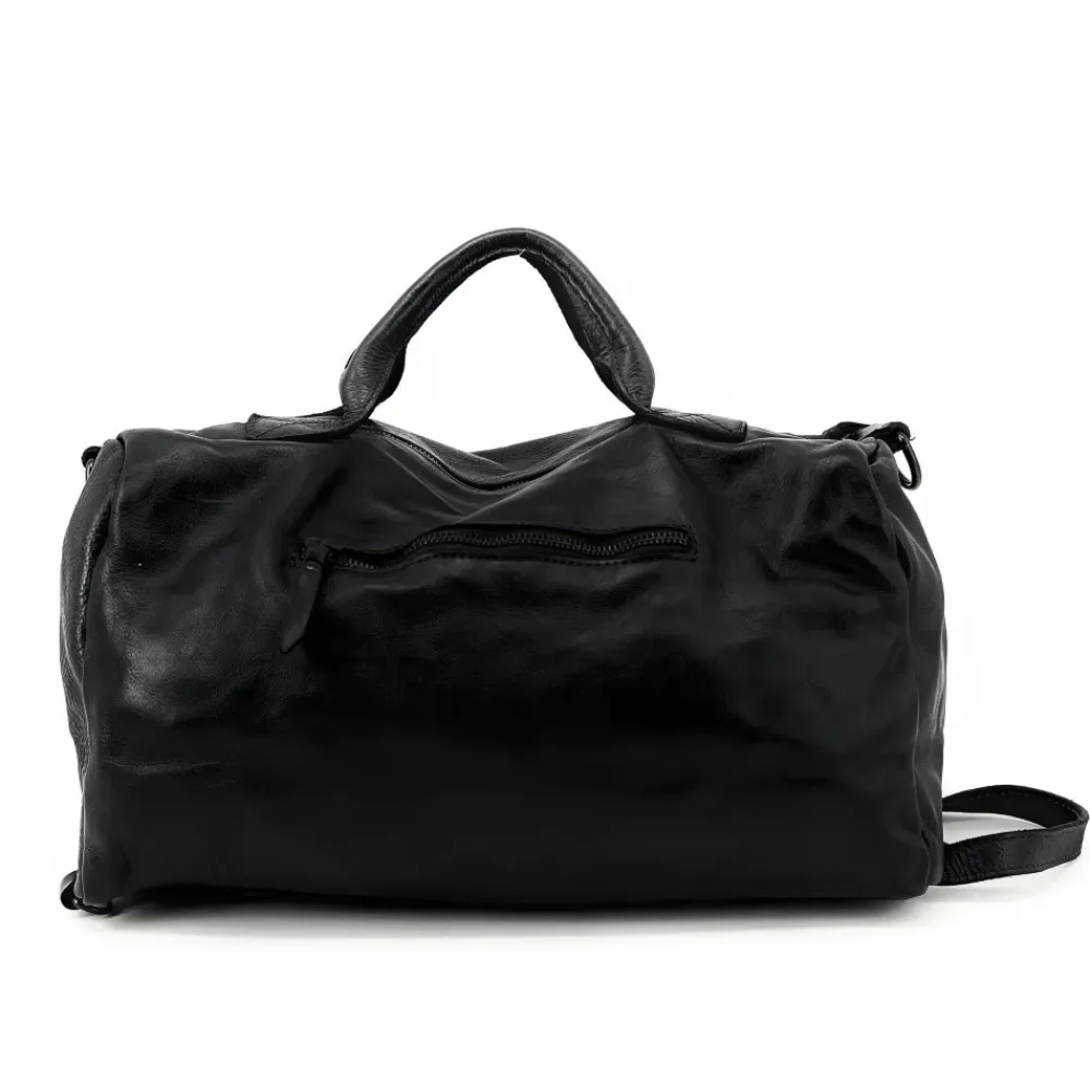 OH MY BAG Sacs En Cuir Vintage-Sac bowling multipositions en cuir vintage JACK ET ROSE