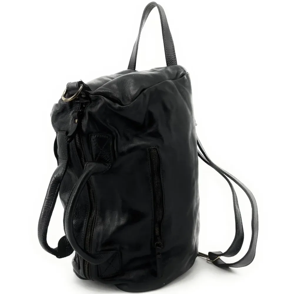 OH MY BAG Sacs En Cuir Vintage-Sac bowling multipositions en cuir vintage JACK ET ROSE