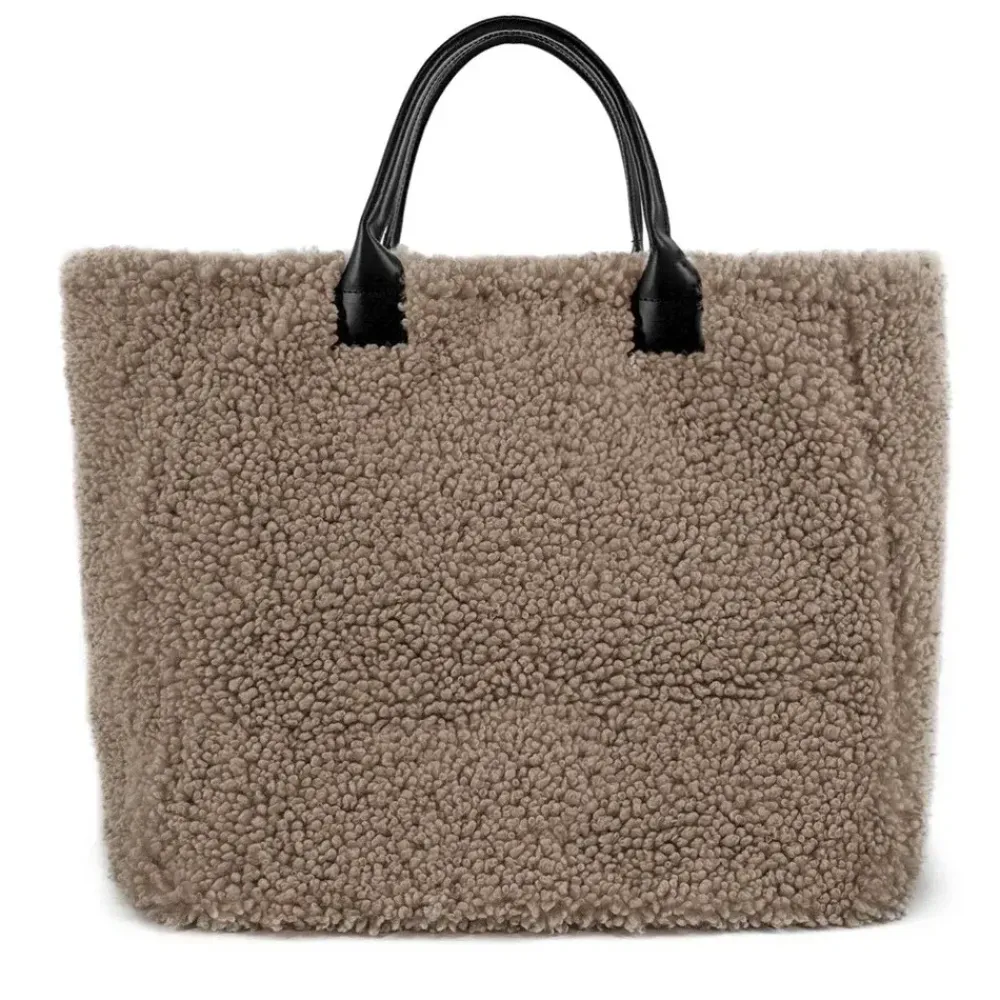 OH MY BAG Sacs En Peluche, Fausse Fourrure-Sac cabas en cuir et peluche GRAND PILOU