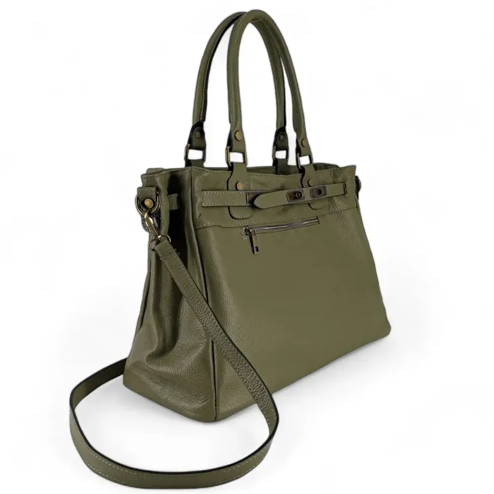 OH MY BAG Sacs En Cuir Grainé-Sac cabas en cuir grainé JANET