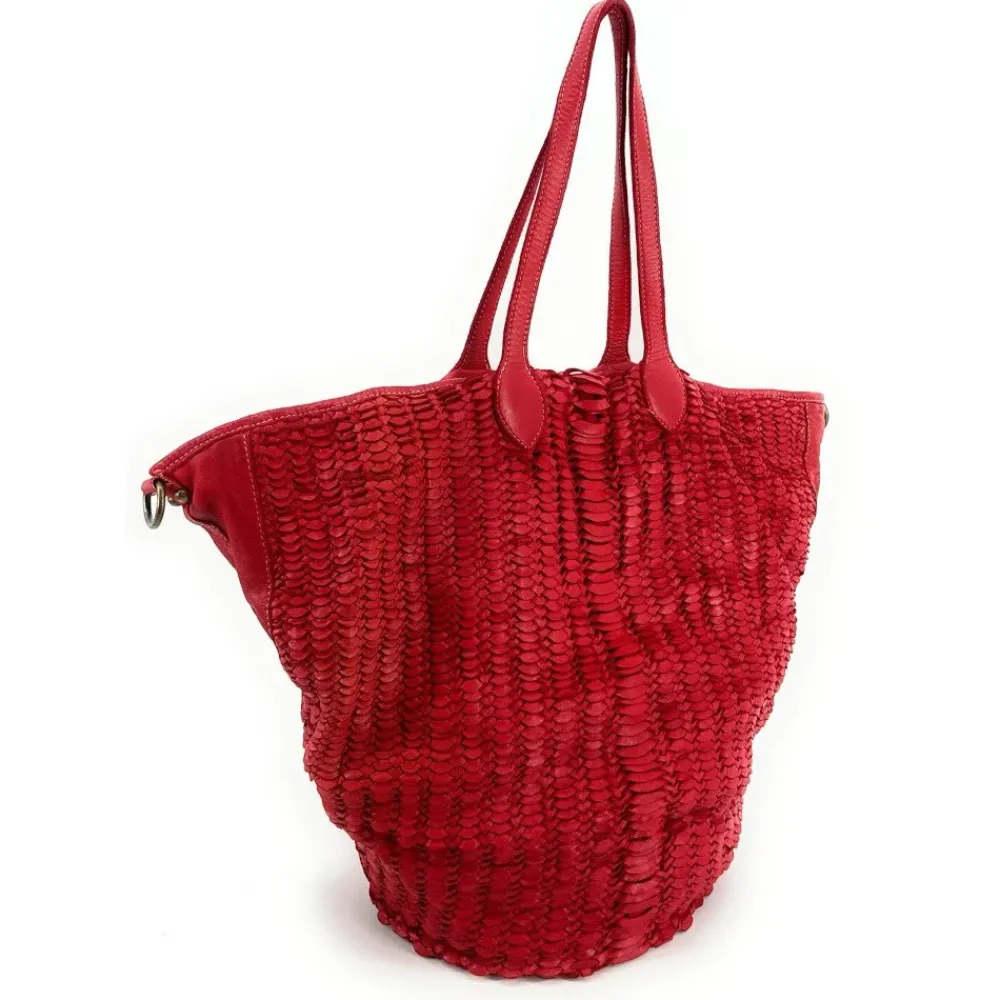 OH MY BAG Sacs En Cuir Tressé-Sac cabas en cuir tressé vintage MISS SELAH