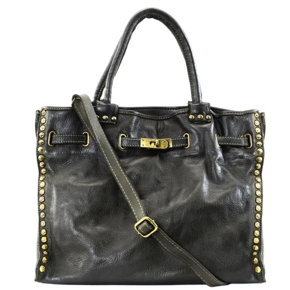 OH MY BAG Sacs En Cuir Vintage-Sac cabas en cuir vintage MISS BLAKE