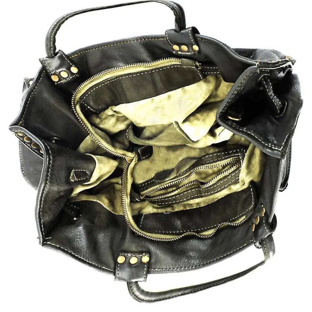 OH MY BAG Sacs En Cuir Vintage-Sac cabas en cuir vintage MISS BLAKE