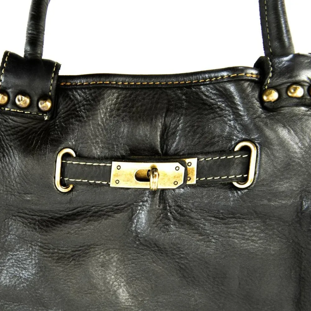 OH MY BAG Sacs En Cuir Vintage-Sac cabas en cuir vintage MISS BLAKE