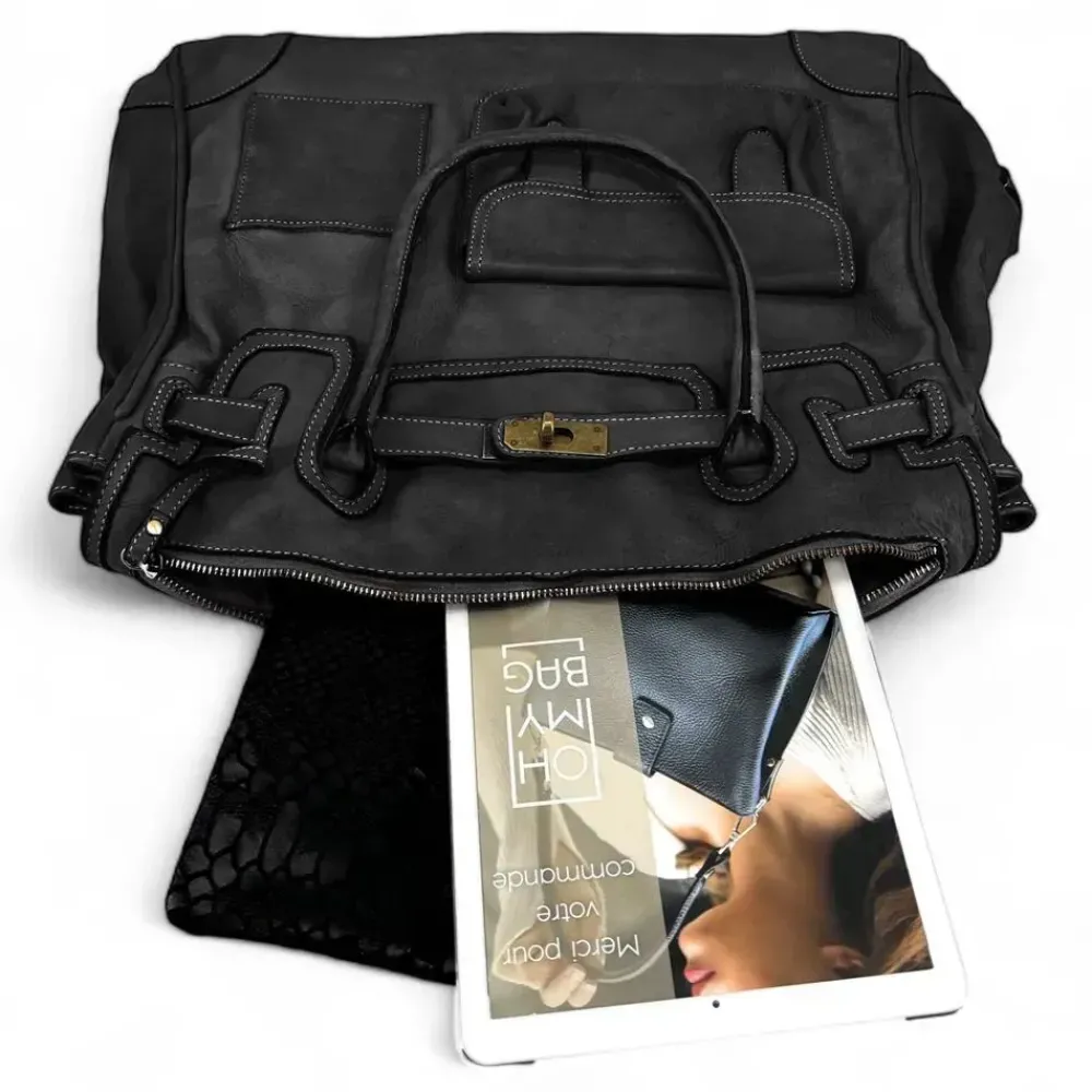 OH MY BAG Sacs En Cuir Vintage-Sac cabas en cuir vintage MISS ELOISE