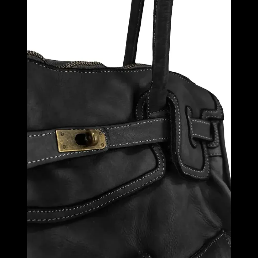OH MY BAG Sacs En Cuir Vintage-Sac cabas en cuir vintage MISS ELOISE