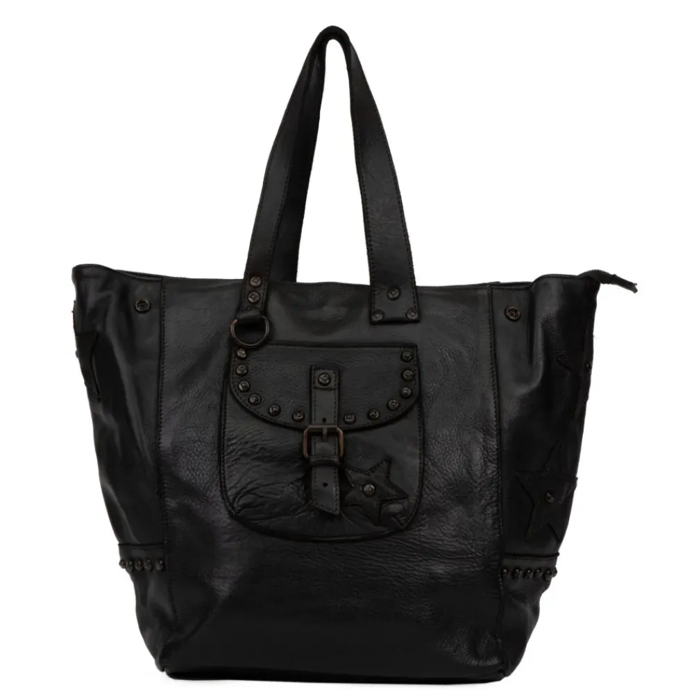 OH MY BAG Sacs En Cuir Vintage-Sac cabas en cuir vintage MISS HOLLY
