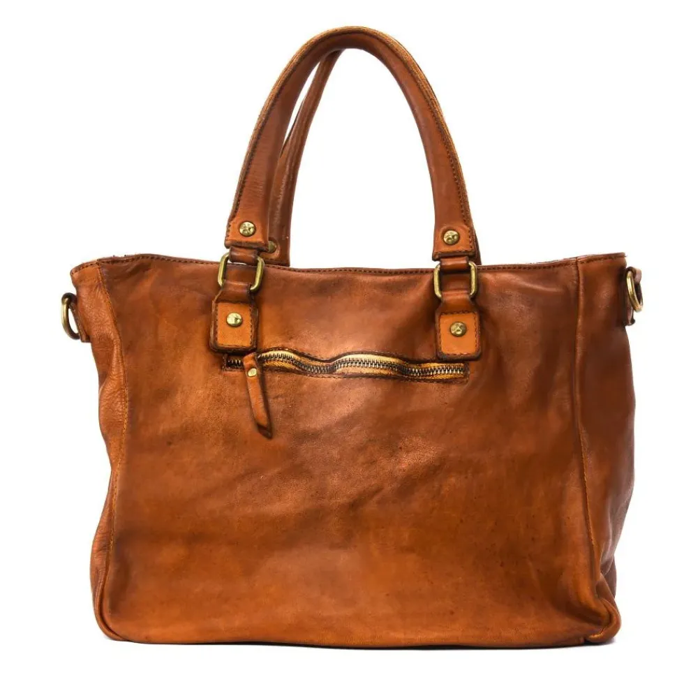 OH MY BAG Sacs En Cuir Vintage-Sac cabas en cuir vintage MISS JENNER