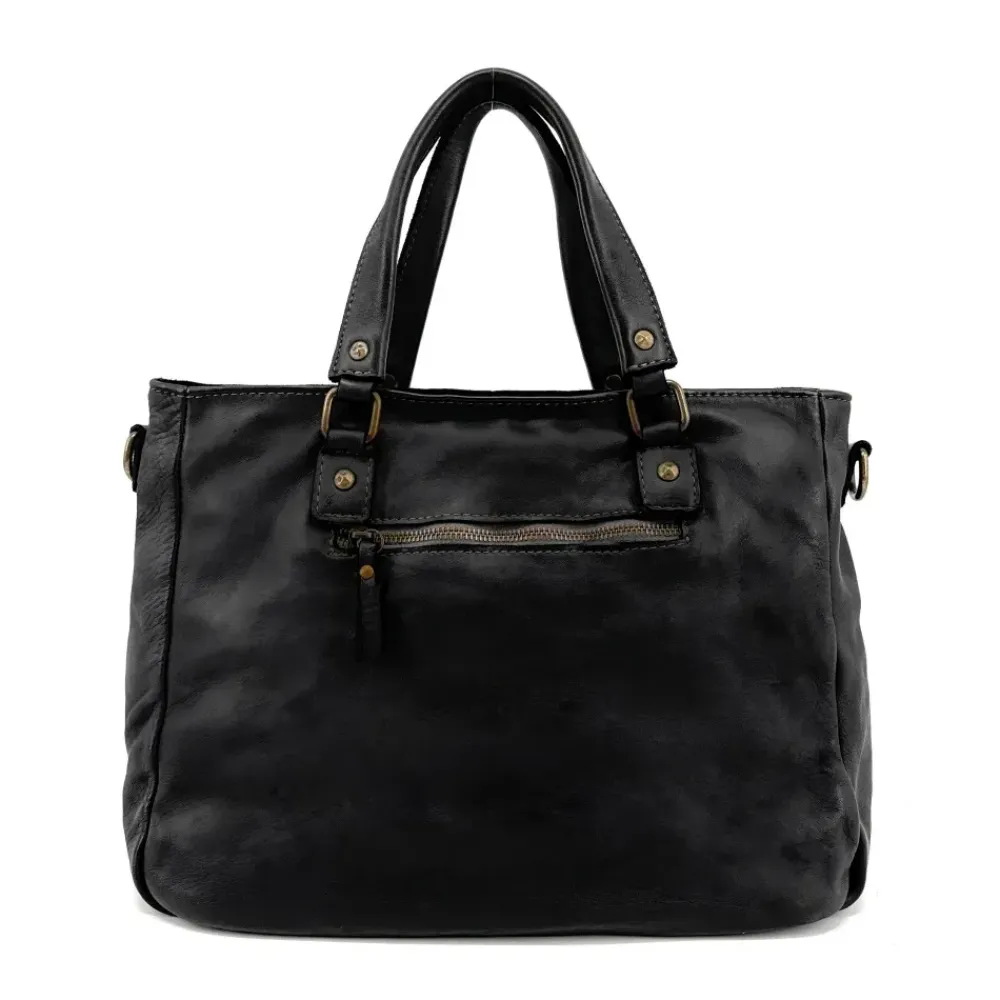 OH MY BAG Sacs En Cuir Vintage-Sac cabas en cuir vintage MISS JENNER