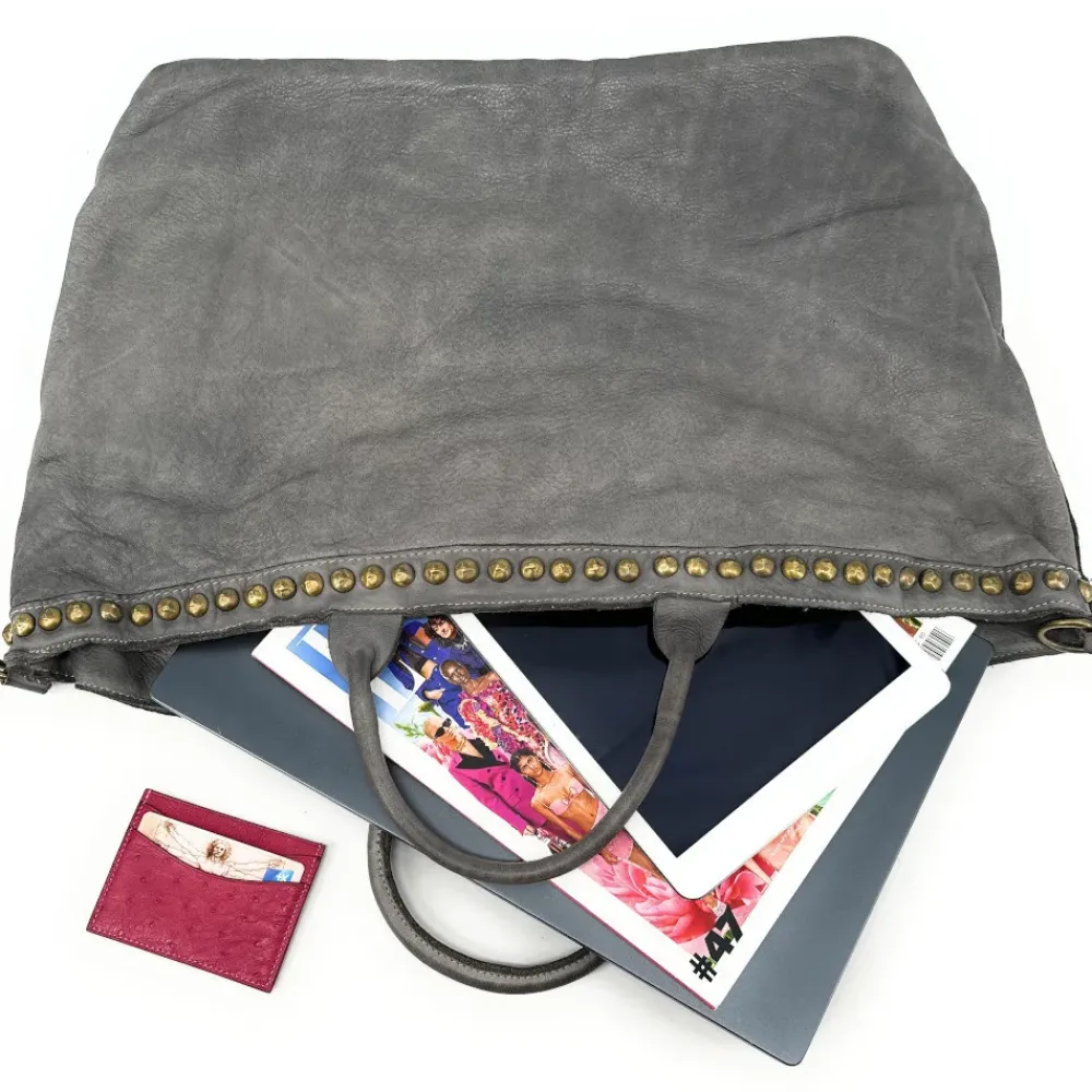 OH MY BAG Sacs En Cuir Vintage-Sac cabas en cuir vintage MISS MOSS