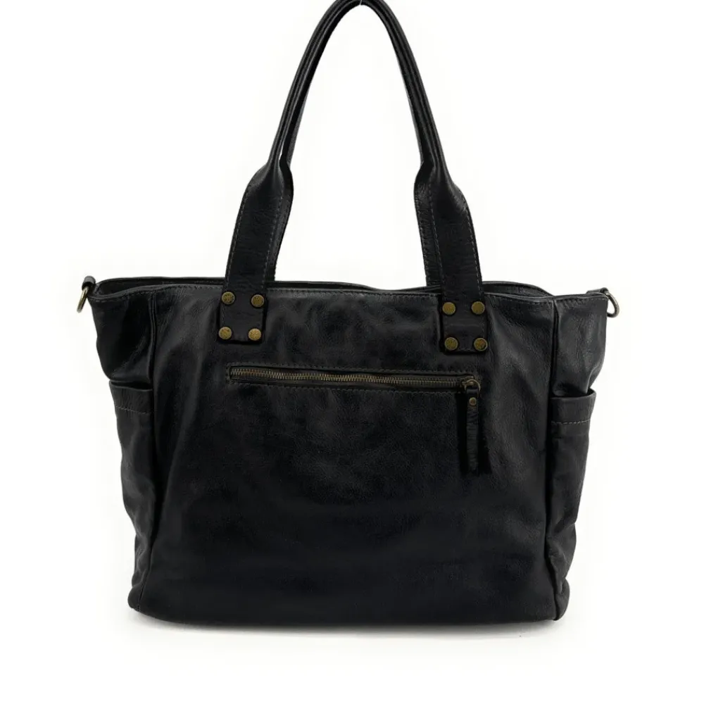 OH MY BAG Sacs En Cuir Vintage-Sac cabas en cuir vintage QUARTET