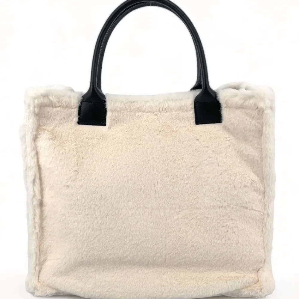 OH MY BAG Sacs En Peluche, Fausse Fourrure-Sac cabas en fausse fourrure et cuir PILLOW