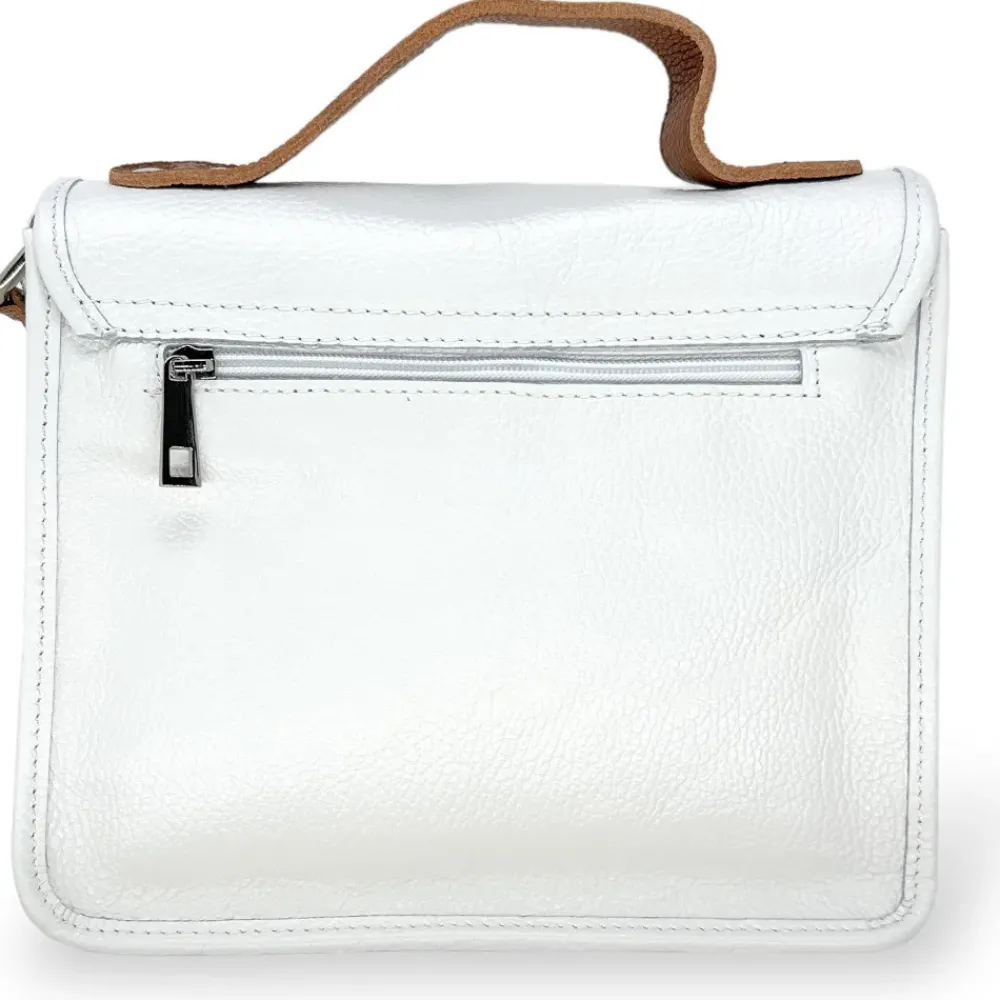 OH MY BAG Sacs En Cuir Grainé-Sac cartable à bandoulière en cuir grainé et cuir irisé CORTE