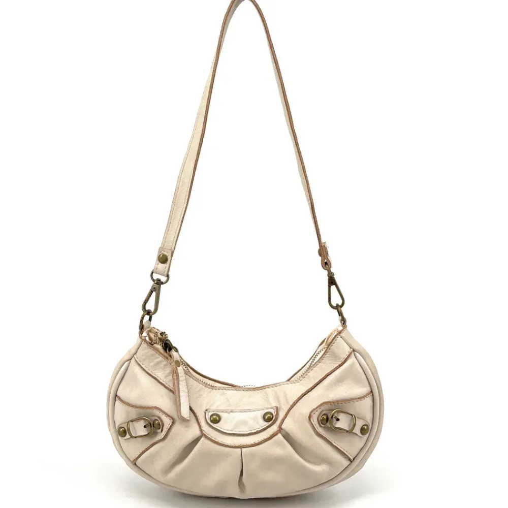 OH MY BAG Sacs En Cuir Vintage-Sac croissant en cuir vintage MISS LUNA
