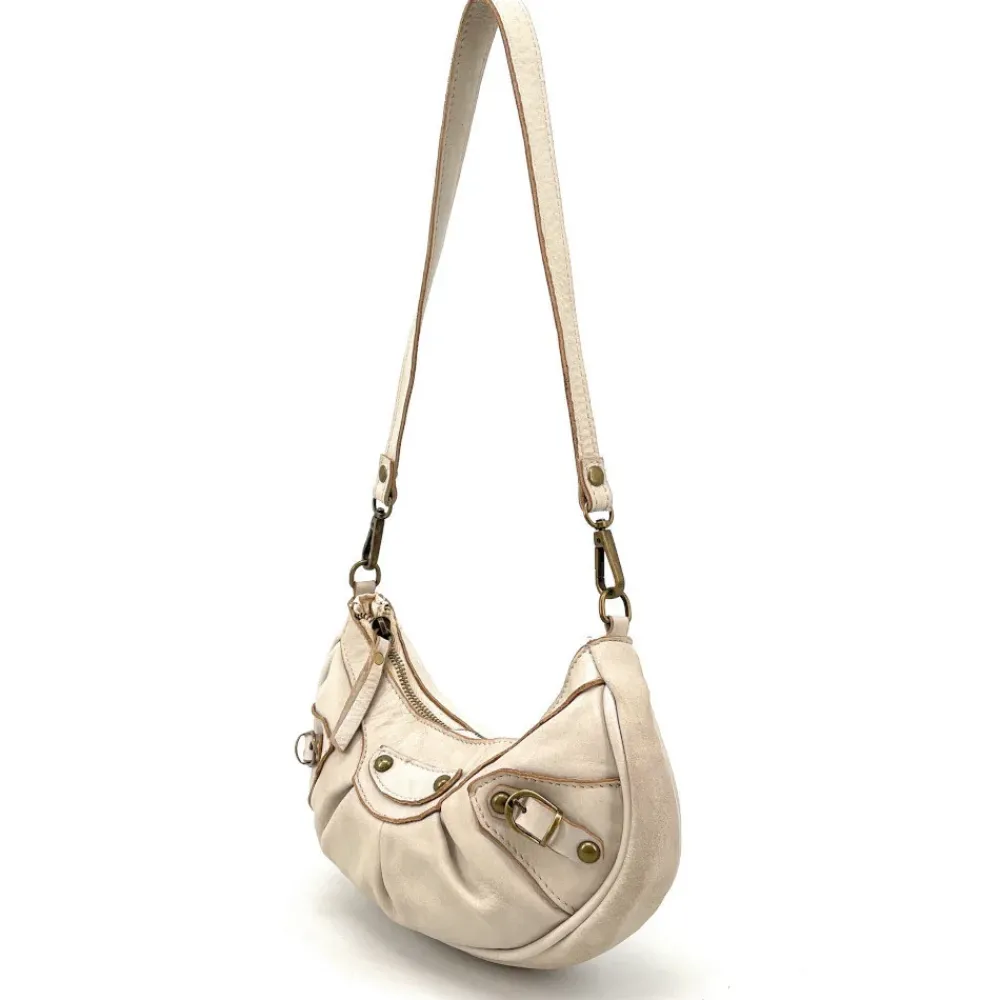 OH MY BAG Sacs En Cuir Vintage-Sac croissant en cuir vintage MISS LUNA