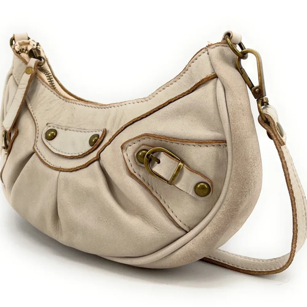 OH MY BAG Sacs En Cuir Vintage-Sac croissant en cuir vintage MISS LUNA