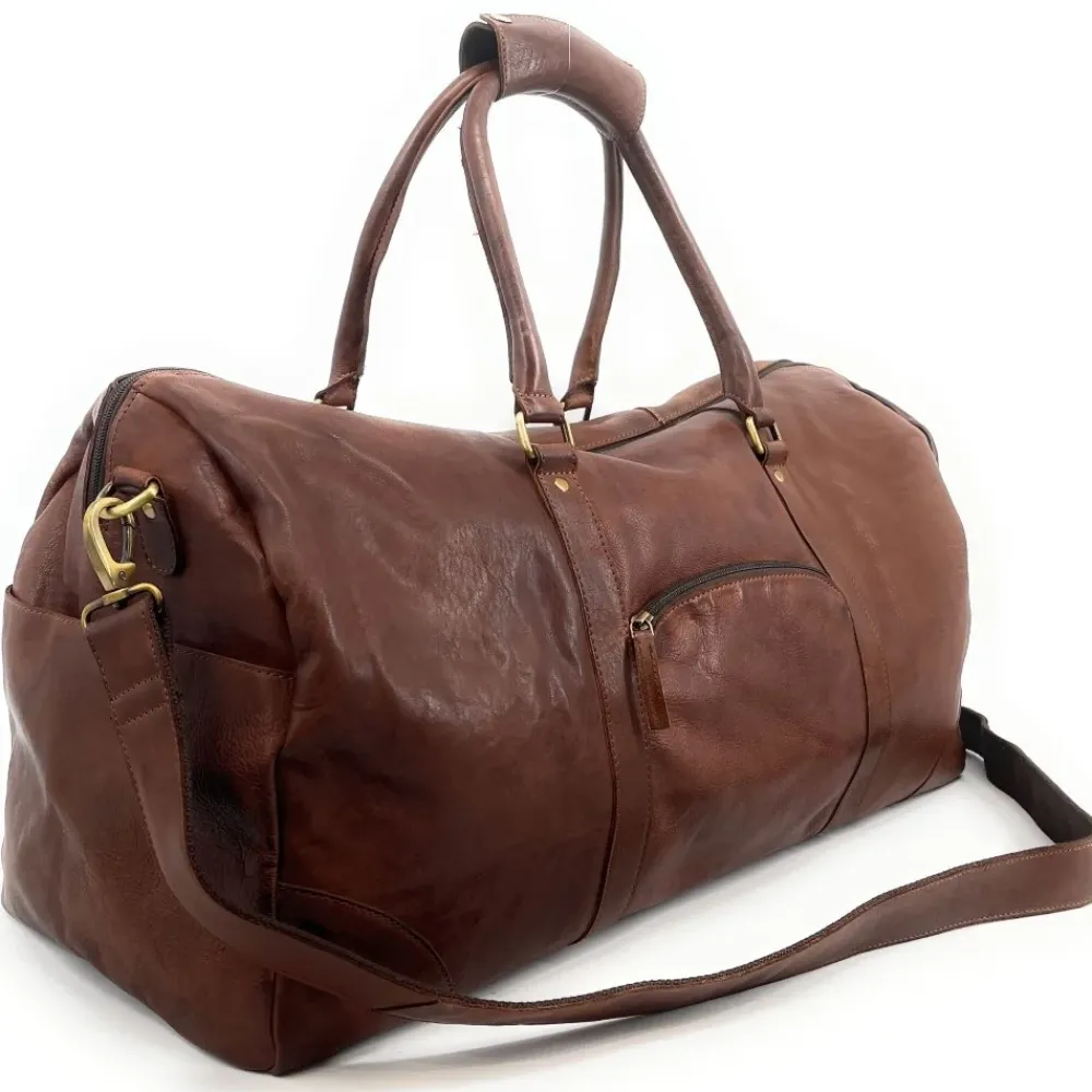 OH MY BAG Sacs En Cuir Vintage-Sac de voyage en cuir vintage ASSOUAN