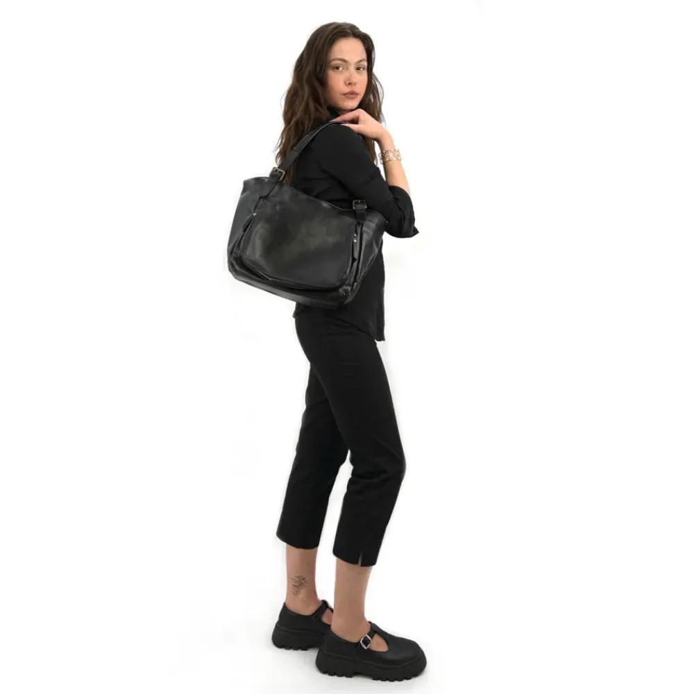 OH MY BAG Sacs En Cuir Lisse-Sac en cuir lisse ELTON