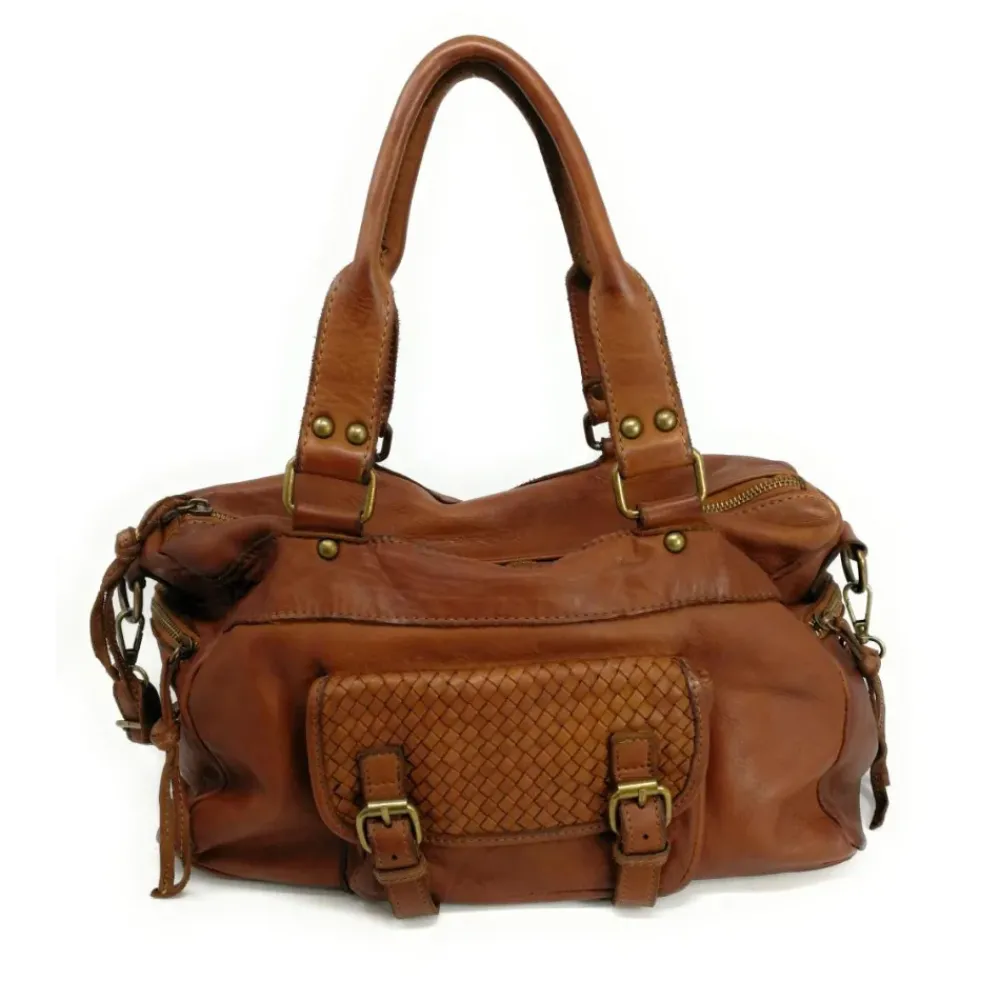 OH MY BAG Sacs En Cuir Vintage-Sac en cuir vintage MISS EUGENIE