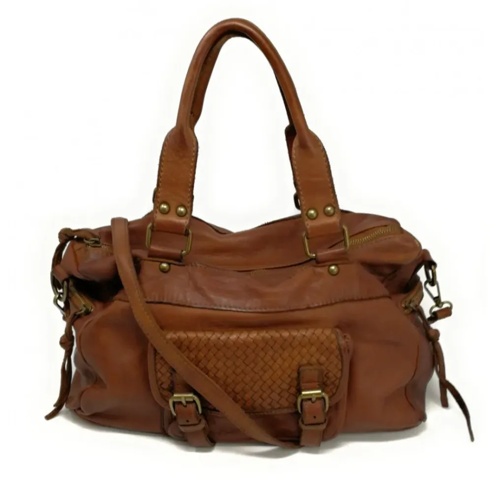 OH MY BAG Sacs En Cuir Vintage-Sac en cuir vintage MISS EUGENIE