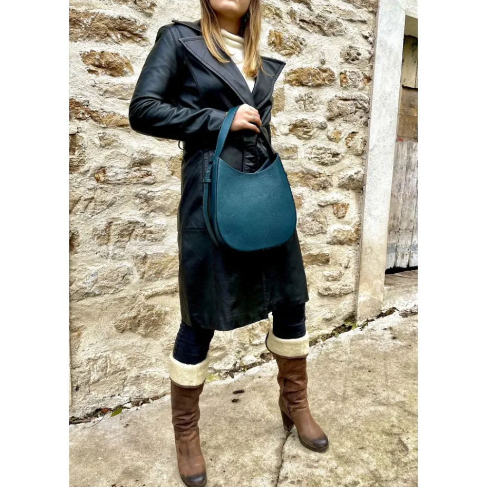 OH MY BAG Sacs En Cuir Grainé-Sac HOBO en cuir grainé ESTHER