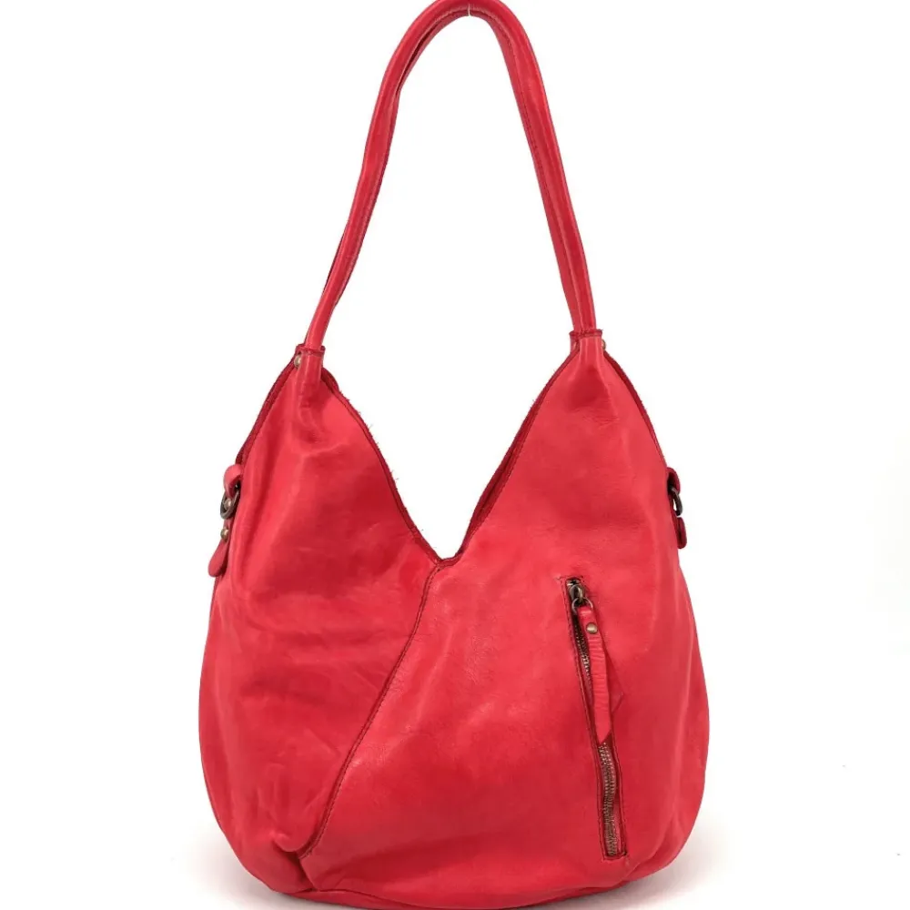 OH MY BAG Sacs En Cuir Vintage-Sac hobo en cuir vintage MISS JULIA