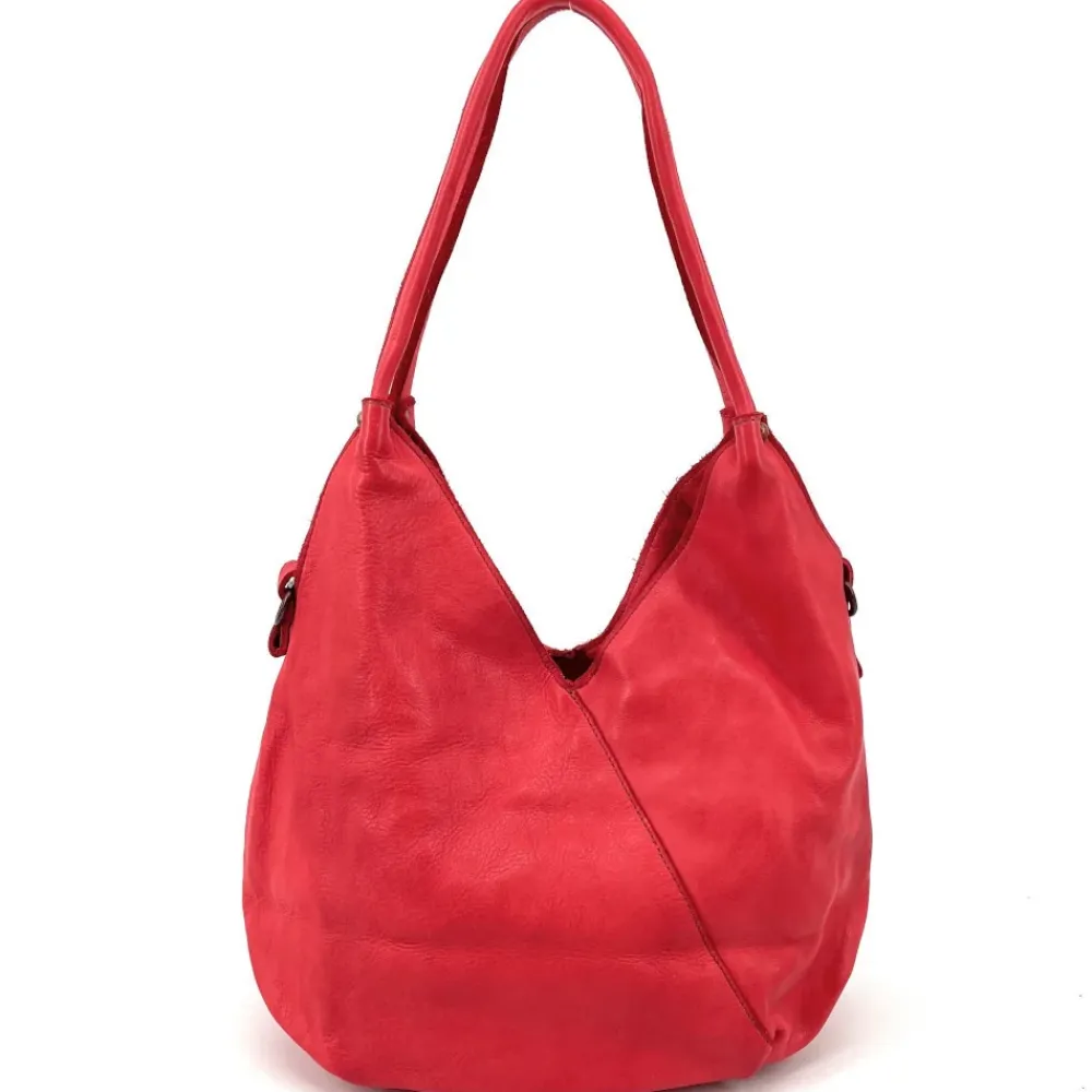 OH MY BAG Sacs En Cuir Vintage-Sac hobo en cuir vintage MISS JULIA