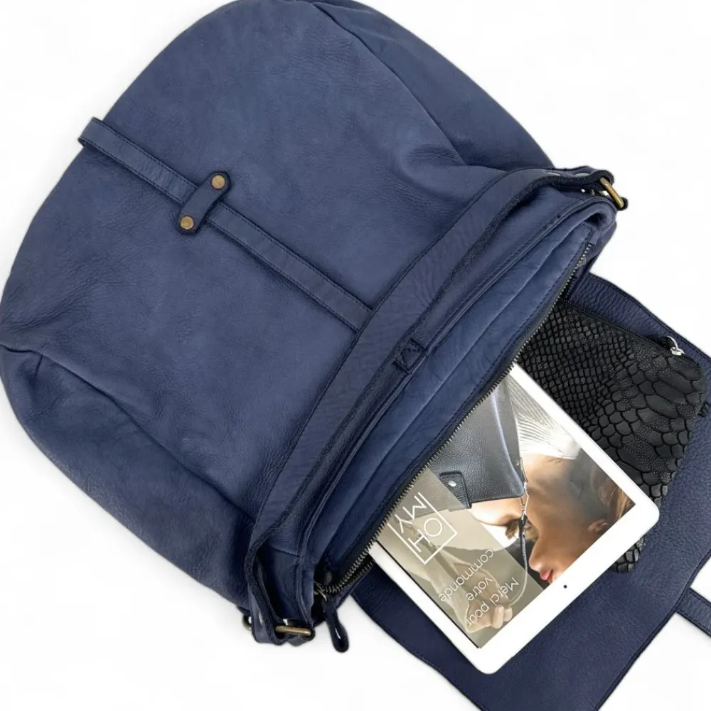 OH MY BAG Sacs En Cuir Vintage-Sac messager en cuir vintage MISS CODY