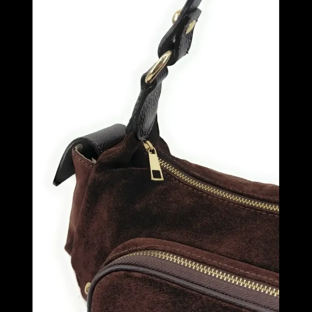 OH MY BAG Sacs En Daim, Nubuck, Suédé-Sac multipoche en cuir nubuck NELLIE