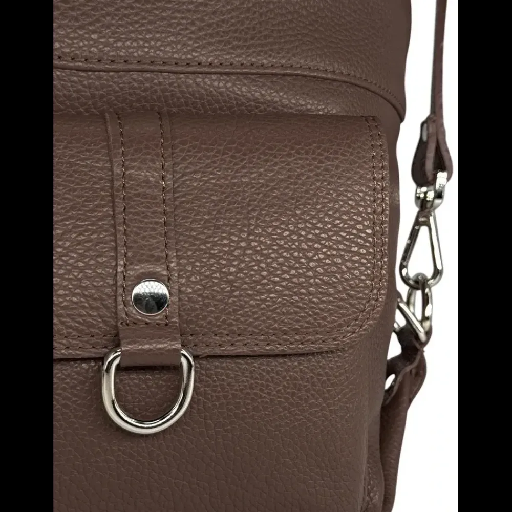 OH MY BAG Sacs En Cuir Grainé-Sac multiposition en cuir grainé RIMINI