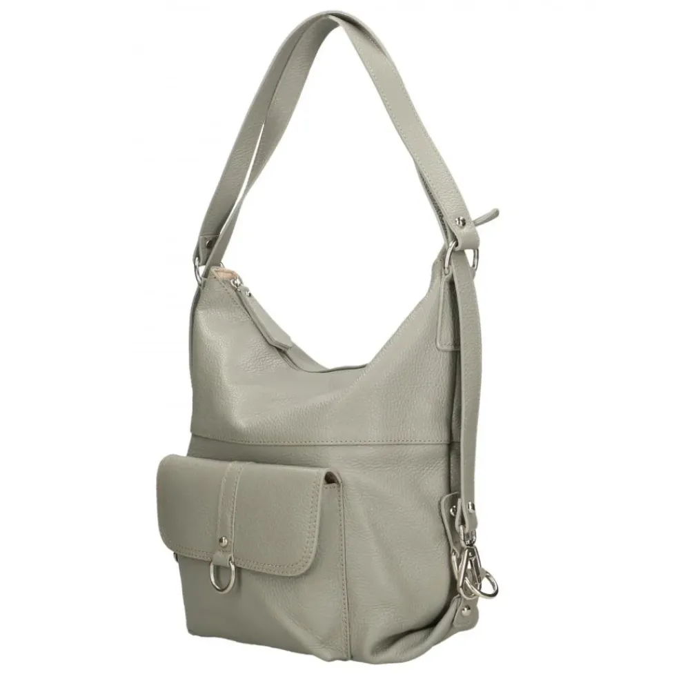 OH MY BAG Sacs En Cuir Grainé-Sac multiposition en cuir grainé RIMINI