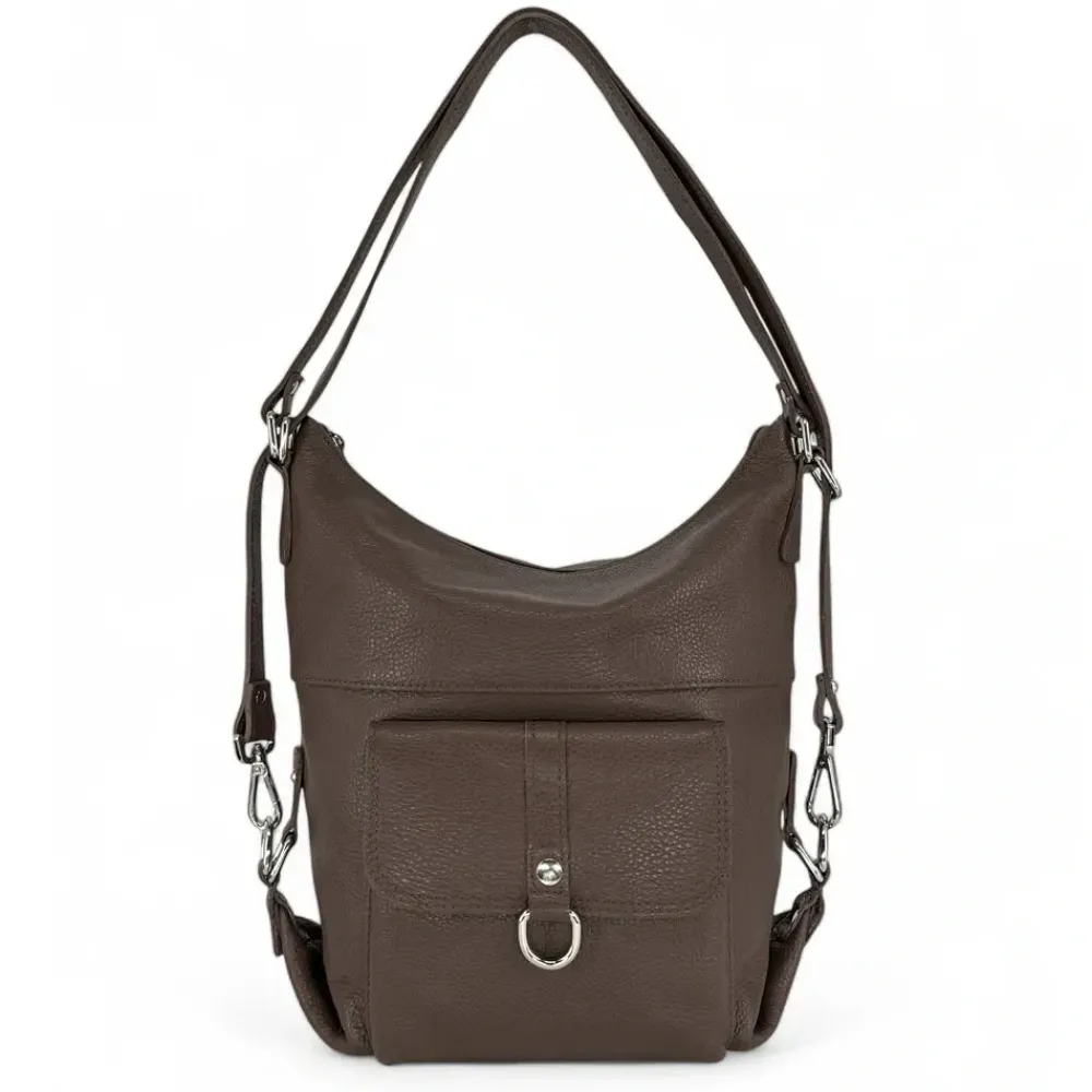 OH MY BAG Sacs En Cuir Grainé-Sac multiposition en cuir grainé RIMINI