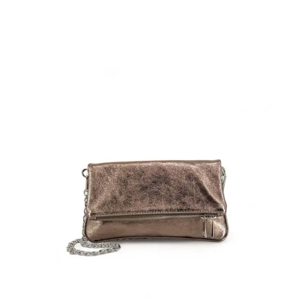 OH MY BAG Sacs En Cuir Grainé-Sac pochette en cuir grainé ROXANE