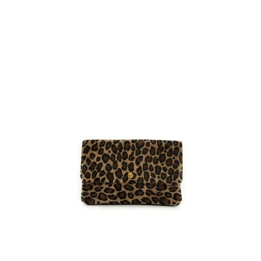 OH MY BAG Pochettes Et Trousses-Sac pochette en cuir nubuck à motif MAELIA JUNGLE