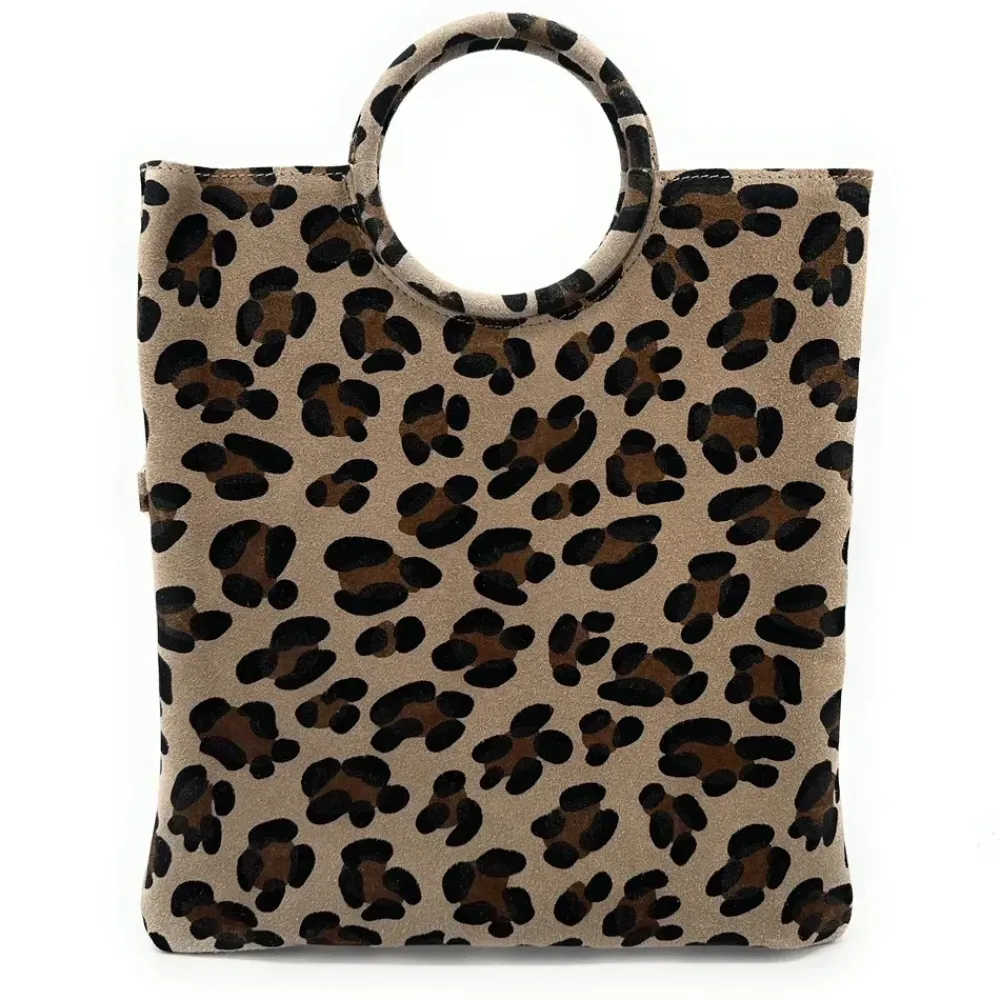 OH MY BAG Sacs En Daim, Nubuck, Suédé-Sac pochette en cuir nubuck CHARLOTTE ET LEO