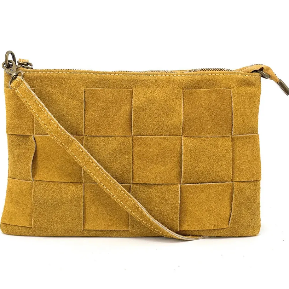 OH MY BAG Pochettes Et Trousses-Sac pochette en cuir nubuck PERTH