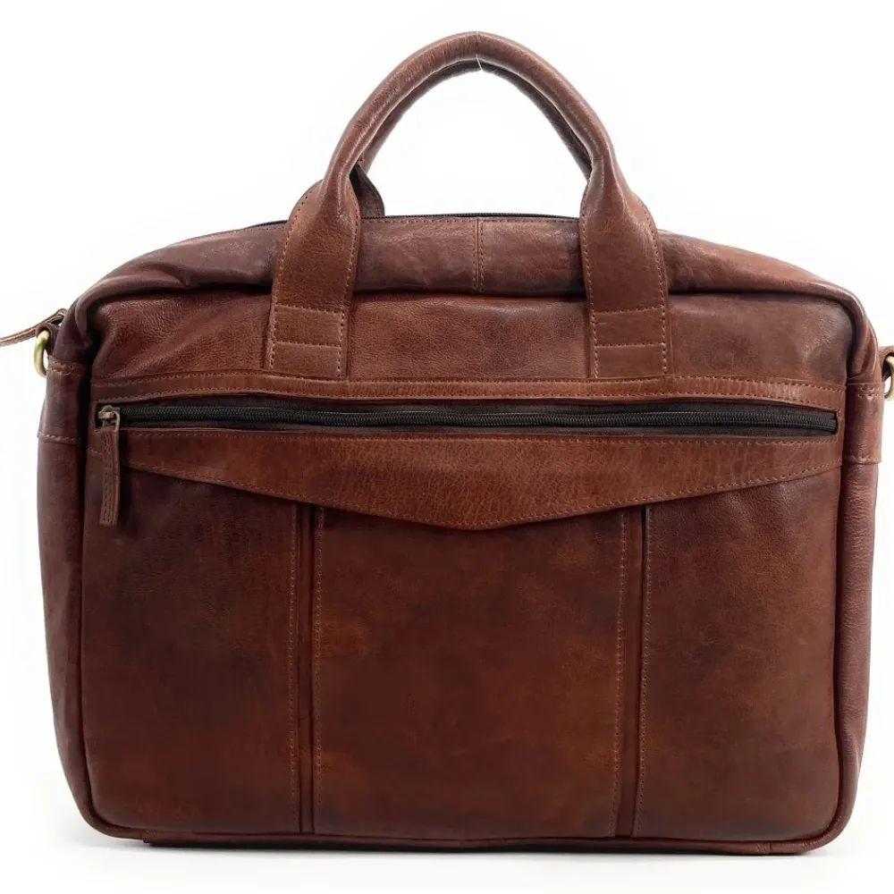 OH MY BAG Sacs Pochettes Ordinateurs Et Tablettes-Sac sacoche à bandoulière en cuir souple vintage ASTON
