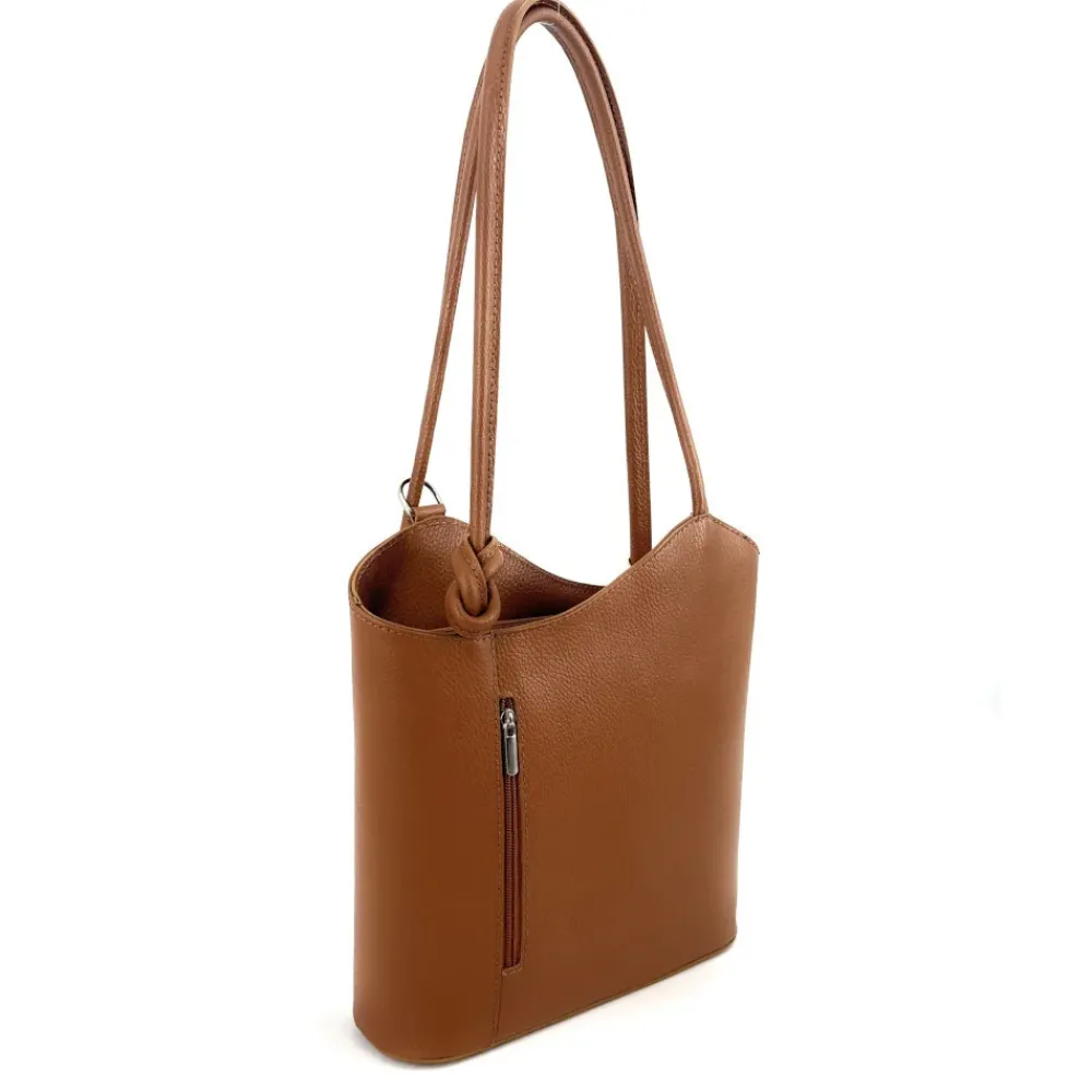 OH MY BAG Sacs En Cuir Grainé-Sac seau multipositions en cuir grainé CAP FERRET