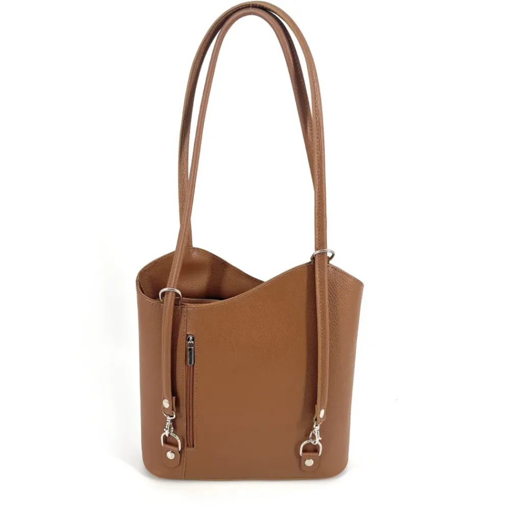 OH MY BAG Sacs En Cuir Grainé-Sac seau multipositions en cuir grainé CAP FERRET