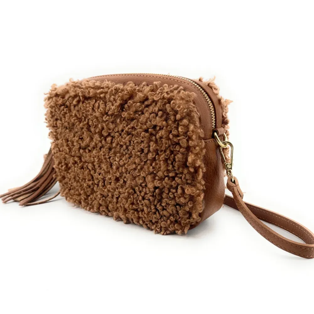 OH MY BAG Sacs En Peluche, Fausse Fourrure-Sac trotteur en cuir et peluche SEVILLE PILOU