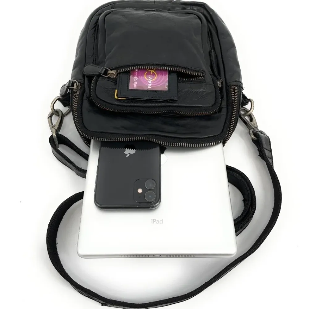OH MY BAG Sacs En Cuir Vintage-Sacoche en cuir vintage MISTER FRED