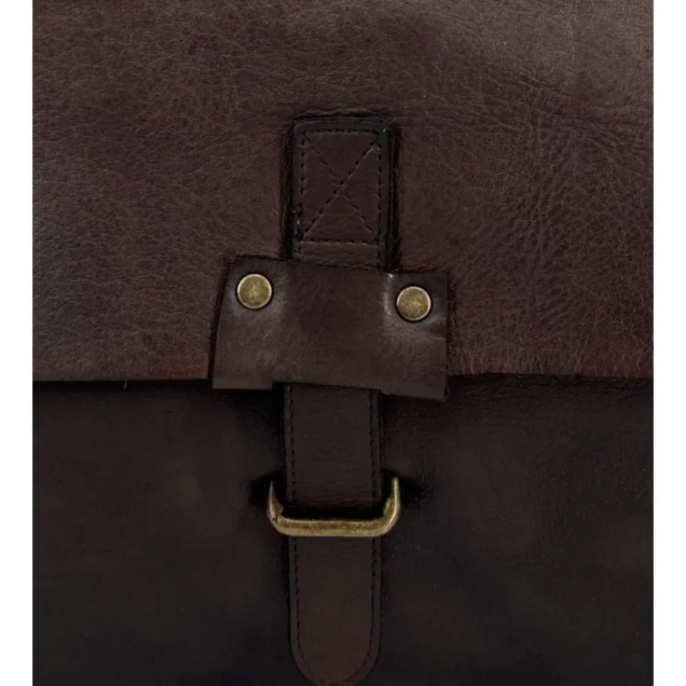 OH MY BAG Sacs Pochettes Ordinateurs Et Tablettes-Sacoche en cuir vintage SOLO