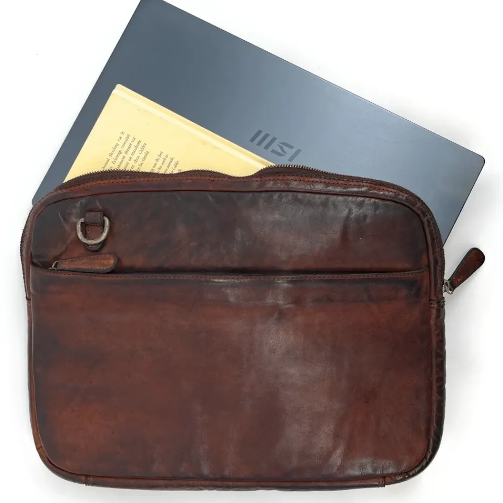 OH MY BAG Sacs En Cuir Vintage-Sacoche ordinateur en cuir vintage OXFORD