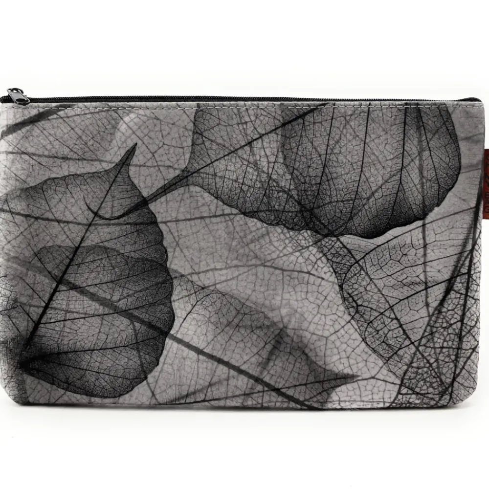 OH MY BAG Pochettes Et Trousses-Trousse en feutrine écologique imprimée FRAGILE gris clair