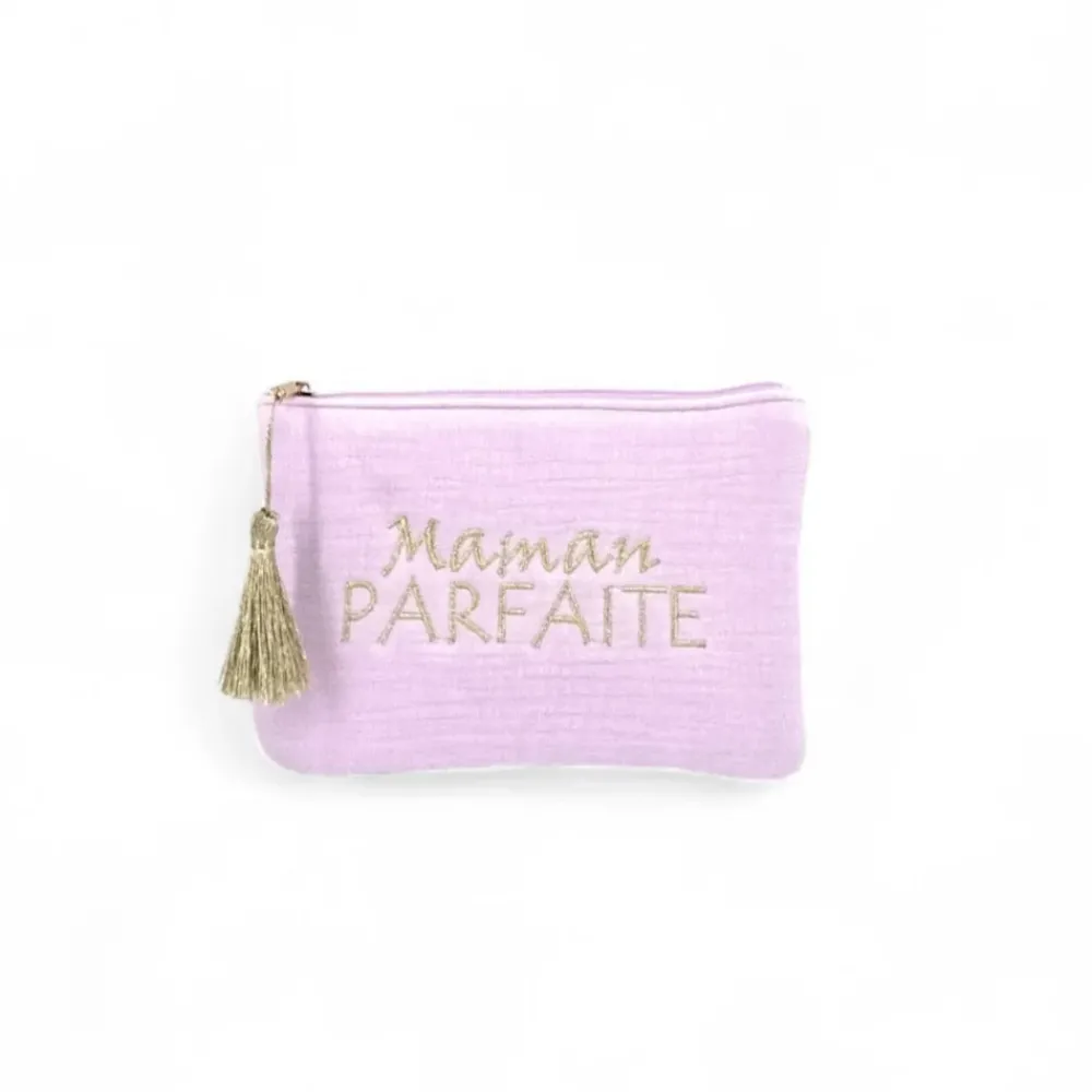 OH MY BAG Idées Cadeaux Et Autres Curiosités-Trousse pochette en gaze de coton COCOON Maman Parfaite